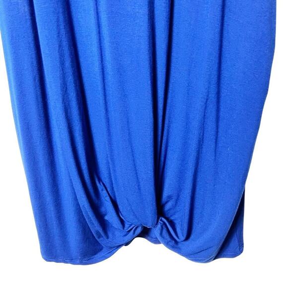 CUPIO BLUSH MINI BLUE SHORT SLEEVE WOMEN KNOT DRESS SIZE SMALL BRAND NEW - Picture 2 of 5